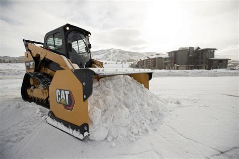 snow removal skid steer|skid steer tracks for snow.